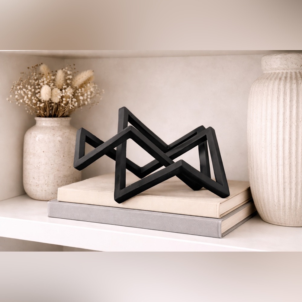 Studio McGee Geometric Tabletop Decor - Black